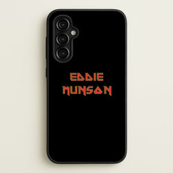 Eddie Munson Text  - Stranger Things Phone Case for Galaxy A54