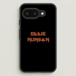Eddie Munson Text  - Stranger Things Phone Case for Google Pixel 9a