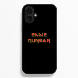 Eddie Munson Text  - Stranger Things Phone Case for iPhone 16 Plus