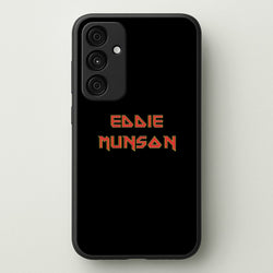 Eddie Munson Text  - Stranger Things Phone Case for Galaxy A35