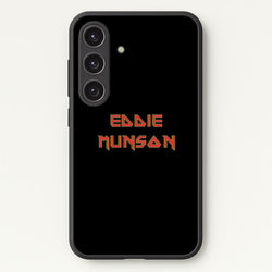 Eddie Munson Text  - Stranger Things Phone Case for Galaxy S24