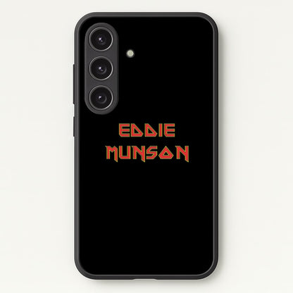 Eddie Munson Text  - Stranger Things Phone Case for Galaxy S24