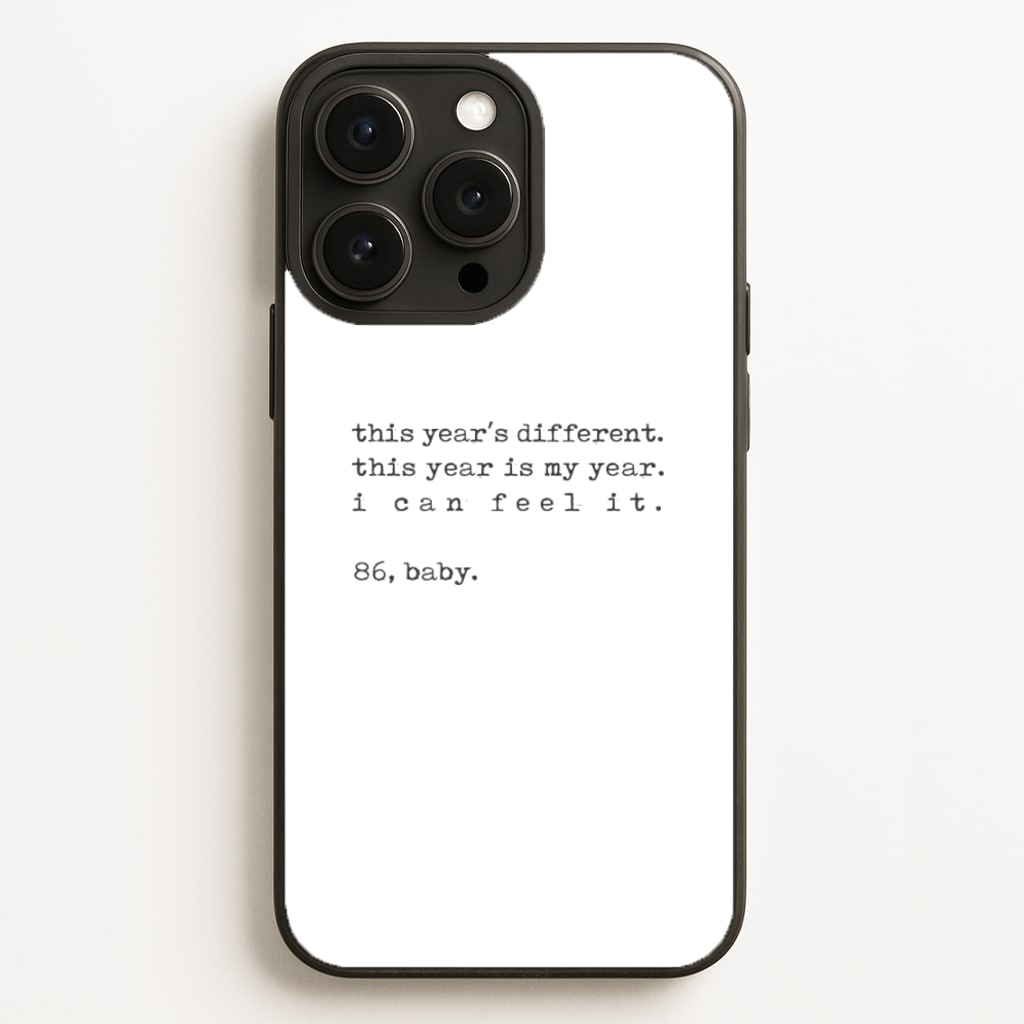 This Year's Different - Eddie Munson Stranger Phone Case