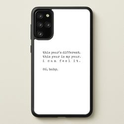 This Year's Different - Eddie Munson Stranger  - Stranger Things Phone Case for Galaxy S20 Plus