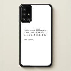 This Year's Different - Eddie Munson Stranger  - Stranger Things Phone Case for Galaxy A71