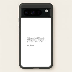 This Year's Different - Eddie Munson Stranger  - Stranger Things Phone Case for Google Pixel 8 Pro