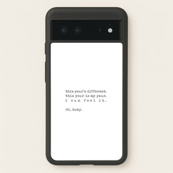 This Year's Different - Eddie Munson Stranger  - Stranger Things Phone Case for Google Pixel 6