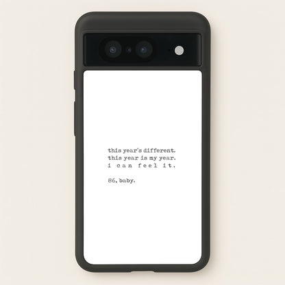 This Year's Different - Eddie Munson Stranger  - Stranger Things Phone Case for Google Pixel 8