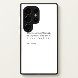 This Year's Different - Eddie Munson Stranger  - Stranger Things Phone Case for Galaxy S24 Ultra