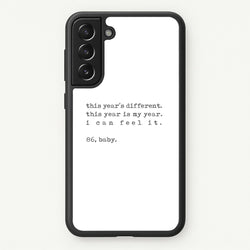 This Year's Different - Eddie Munson Stranger  - Stranger Things Phone Case for Galaxy S21FE