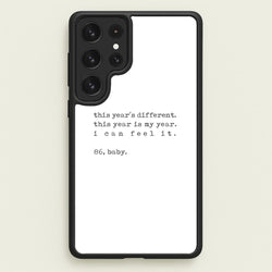 This Year's Different - Eddie Munson Stranger  - Stranger Things Phone Case for Galaxy S22 Ultra