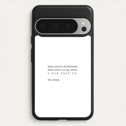 This Year's Different - Eddie Munson Stranger  - Stranger Things Phone Case for Google Pixel 9 Pro XL