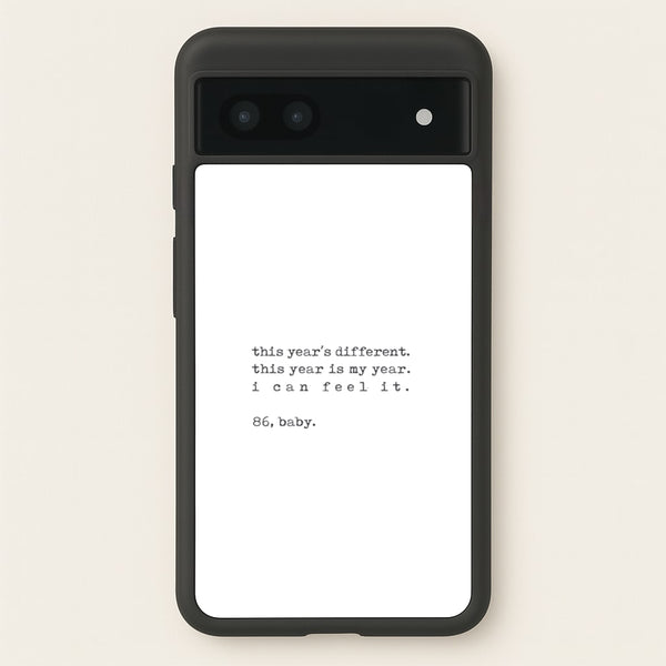 This Year's Different - Eddie Munson Stranger  - Stranger Things Phone Case for Google Pixel 6a