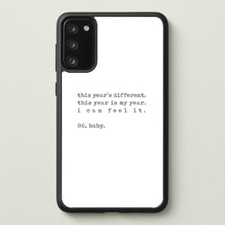 This Year's Different - Eddie Munson Stranger  - Stranger Things Phone Case for Galaxy S20FE
