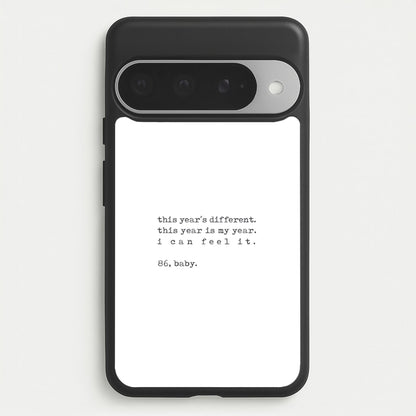 This Year's Different - Eddie Munson Stranger Phone Case for Google Pixel 10 Pro XL