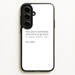 This Year's Different - Eddie Munson Stranger  - Stranger Things Phone Case for Galaxy A56