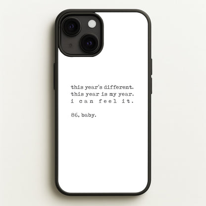 This Year's Different - Eddie Munson Stranger  - Stranger Things Phone Case for iPhone 13 Mini