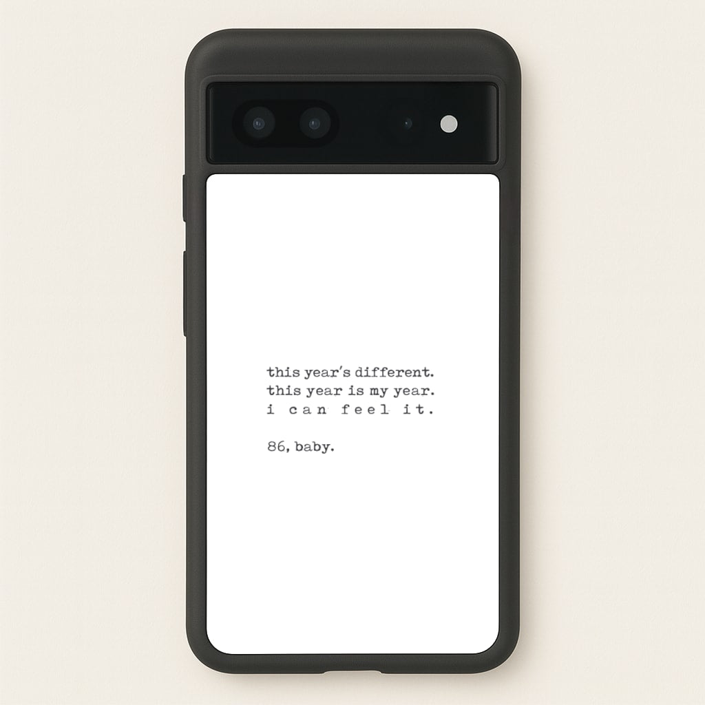 This Year's Different - Eddie Munson Stranger  - Stranger Things Phone Case for Google Pixel 7