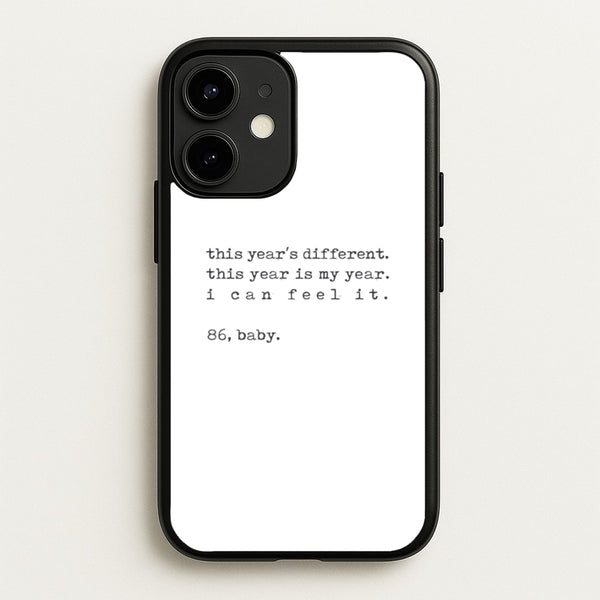 This Year's Different - Eddie Munson Stranger  - Stranger Things Phone Case for iPhone 12 / 12 Pro
