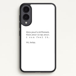 This Year's Different - Eddie Munson Stranger  - Stranger Things Phone Case for Galaxy S25 Edge