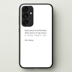 This Year's Different - Eddie Munson Stranger  - Stranger Things Phone Case for Galaxy A35