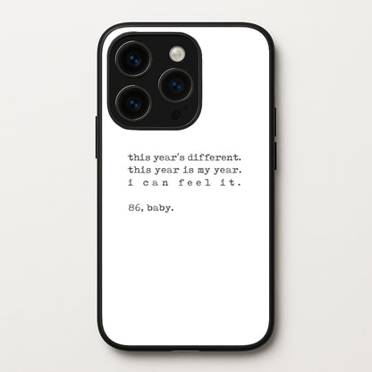 This Year's Different - Eddie Munson Stranger  - Stranger Things Phone Case for iPhone 14 Pro Max