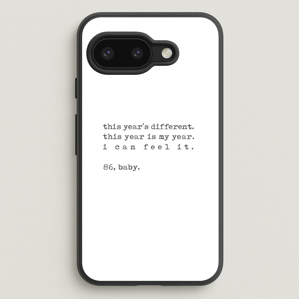 This Year's Different - Eddie Munson Stranger  - Stranger Things Phone Case for Google Pixel 9a