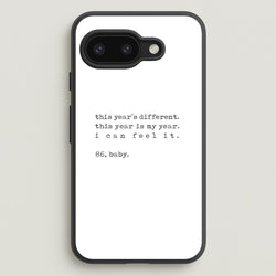 This Year's Different - Eddie Munson Stranger  - Stranger Things Phone Case for Google Pixel 9a