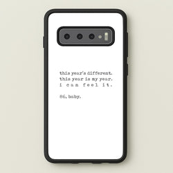 This Year's Different - Eddie Munson Stranger  - Stranger Things Phone Case for Galaxy S10