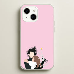 Edward And Kim -Scissorhands  - Edward Scissorhands Phone Case for iPhone 15