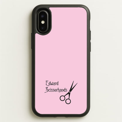 Name - Scissorhands  - Edward Scissorhands Phone Case for iPhone X / XS