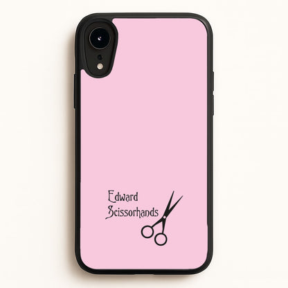 Name - Scissorhands  - Edward Scissorhands Phone Case for iPhone XR