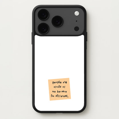 People Are Afraid Of Me - Scissorhands Phone Case for iPhone 17 Pro