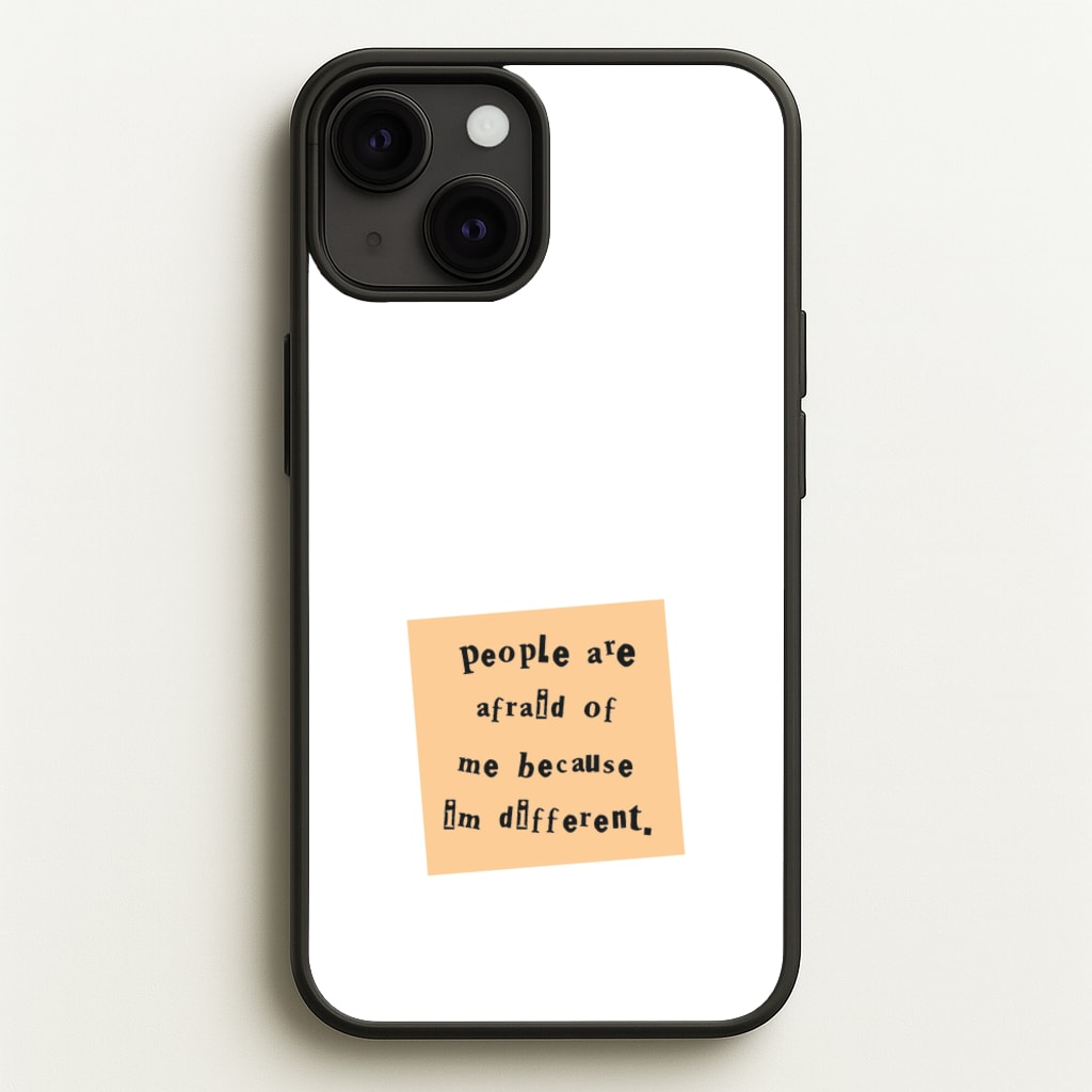 People Are Afraid Of Me - Scissorhands  - Edward Scissorhands Phone Case for iPhone 13 Mini