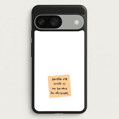 People Are Afraid Of Me - Scissorhands  - Edward Scissorhands Phone Case for Google Pixel 9 / 9 Pro