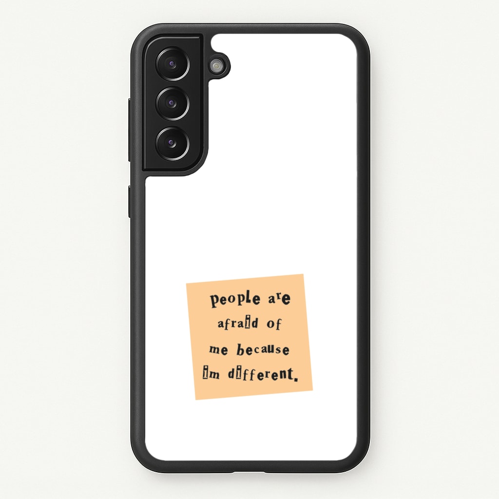 People Are Afraid Of Me - Scissorhands  - Edward Scissorhands Phone Case for Galaxy S22