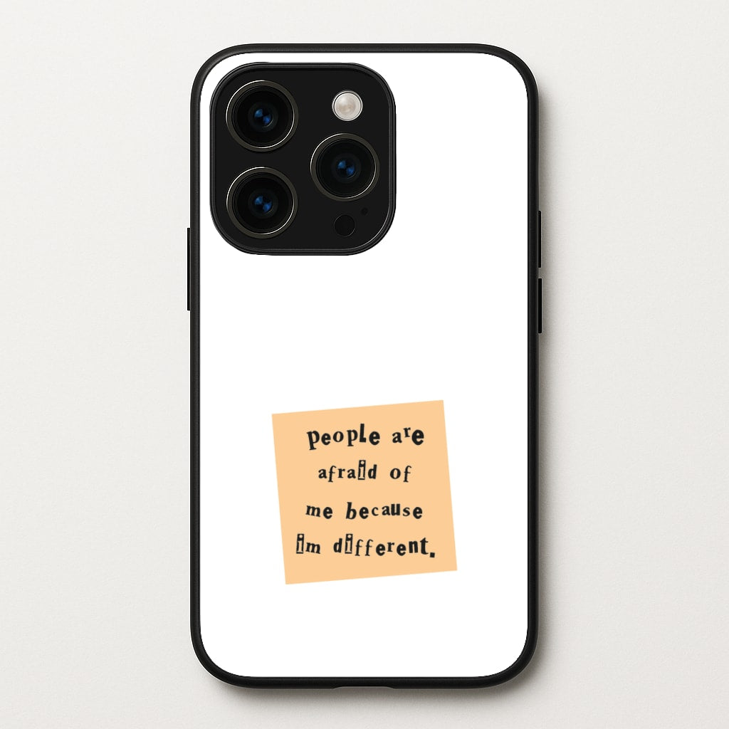 People Are Afraid Of Me - Scissorhands  - Edward Scissorhands Phone Case for iPhone 15 Pro