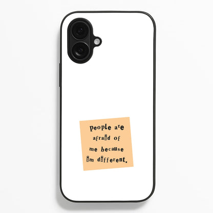 People Are Afraid Of Me - Scissorhands Phone Case