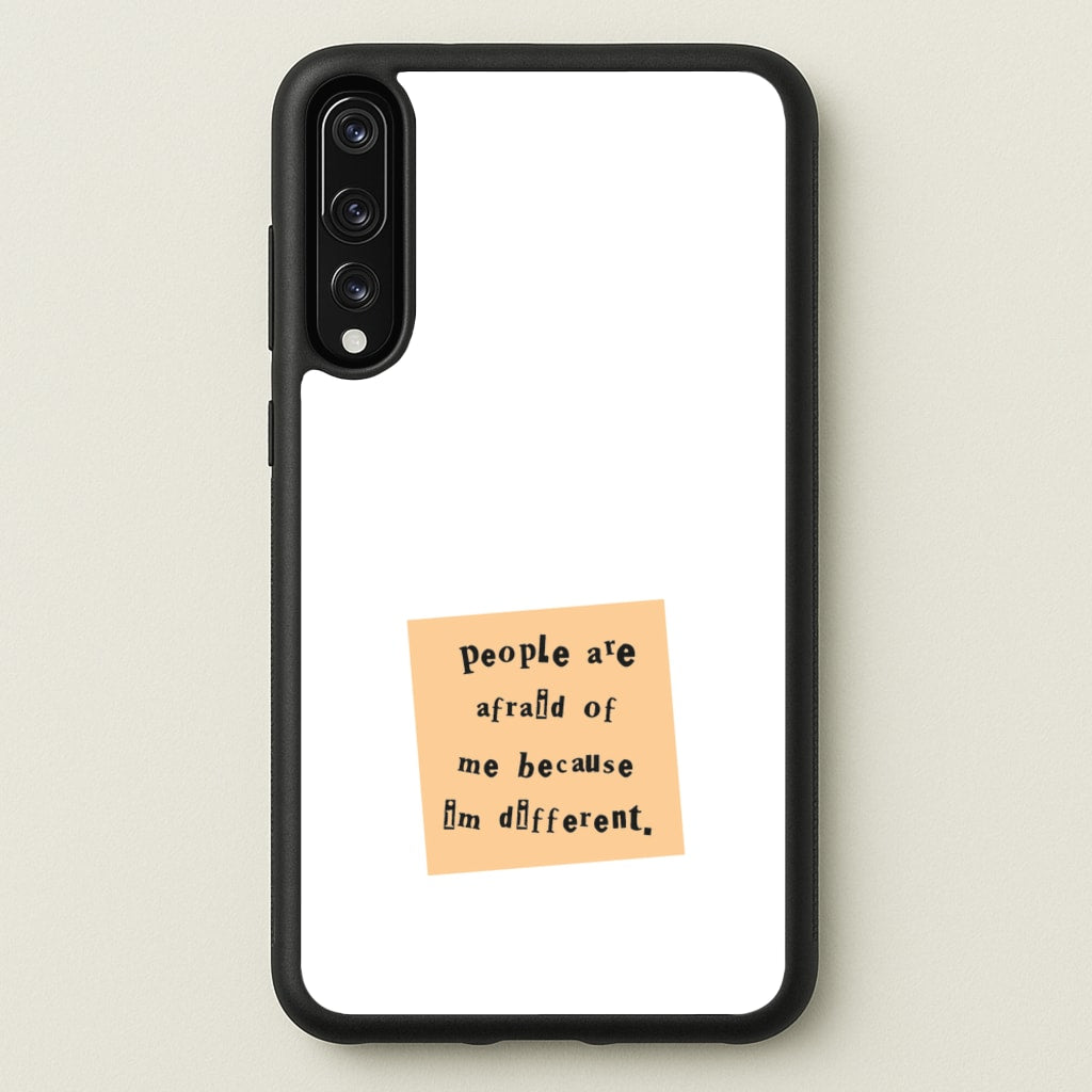People Are Afraid Of Me - Scissorhands  - Edward Scissorhands Phone Case for Huawei P20 Pro