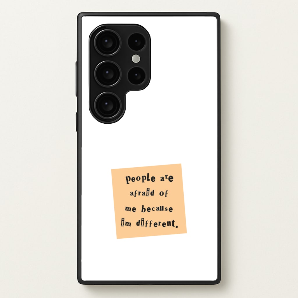 People Are Afraid Of Me - Scissorhands  - Edward Scissorhands Phone Case for Galaxy S24 Ultra