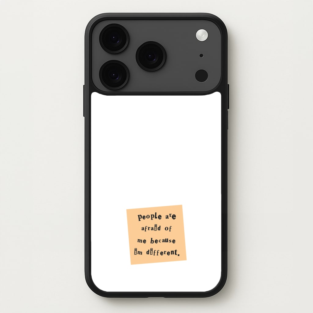 People Are Afraid Of Me - Scissorhands Phone Case for iPhone 17 Pro Max
