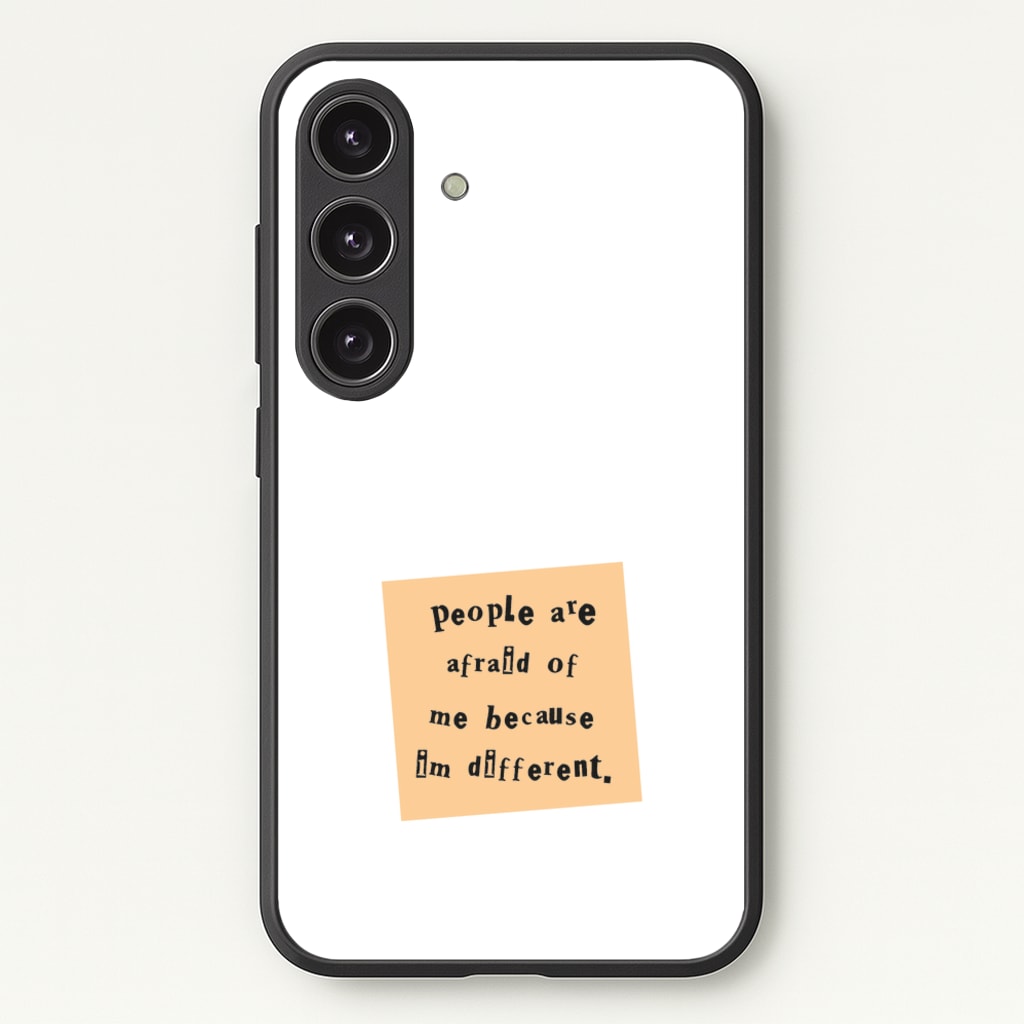 People Are Afraid Of Me - Scissorhands  - Edward Scissorhands Phone Case for Galaxy S24FE