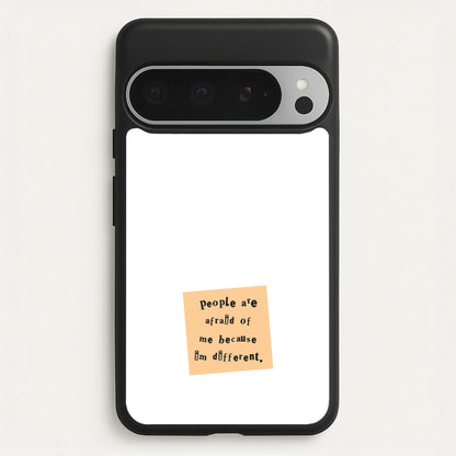 People Are Afraid Of Me - Scissorhands  - Edward Scissorhands Phone Case for Google Pixel 9 Pro XL