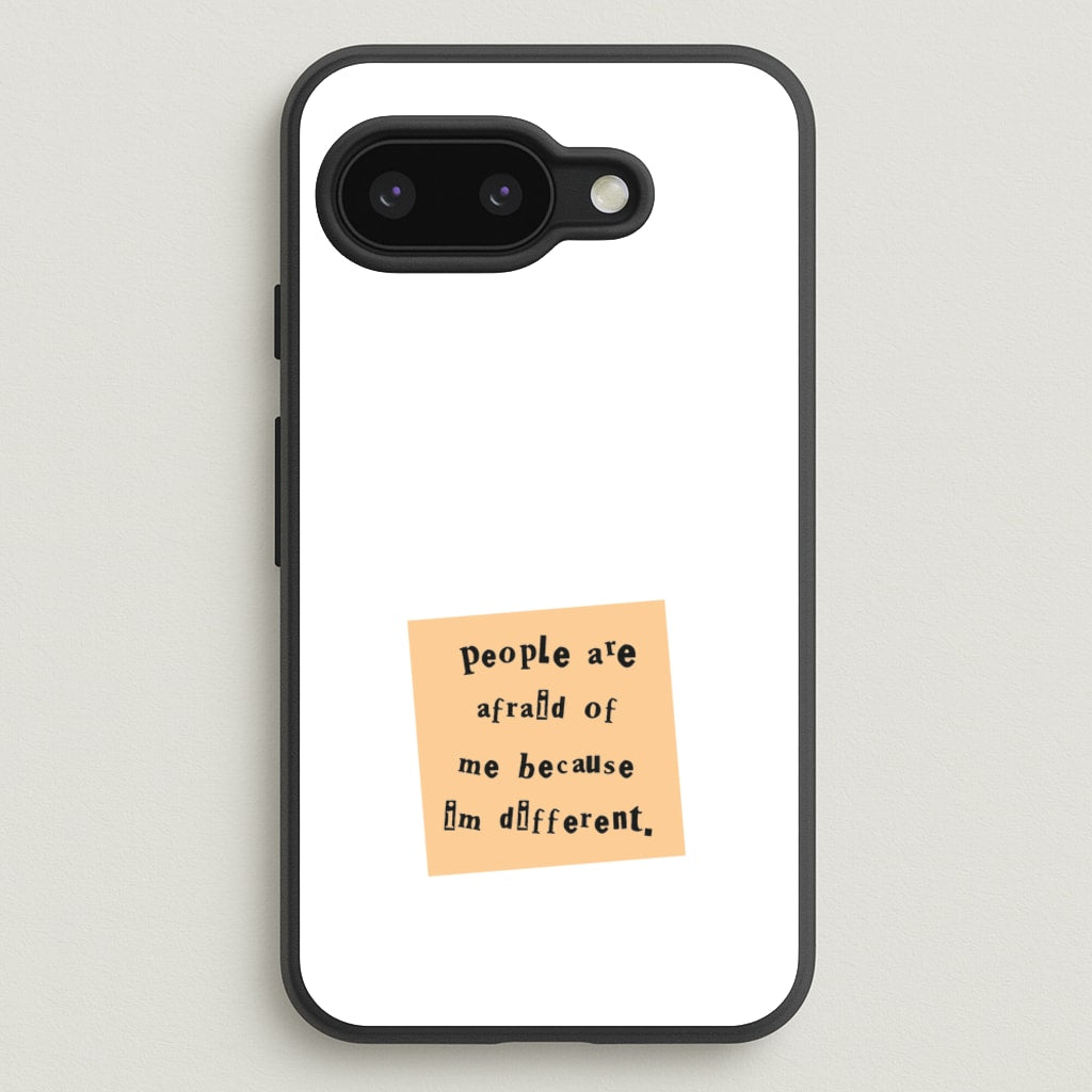 People Are Afraid Of Me - Scissorhands  - Edward Scissorhands Phone Case for Google Pixel 9a