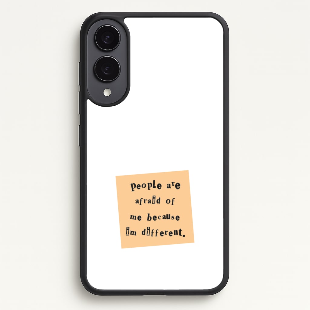 People Are Afraid Of Me - Scissorhands  - Edward Scissorhands Phone Case for Galaxy S25 Edge