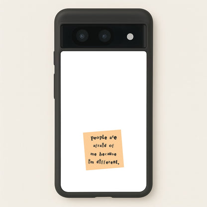 People Are Afraid Of Me - Scissorhands  - Edward Scissorhands Phone Case for Google Pixel 8a