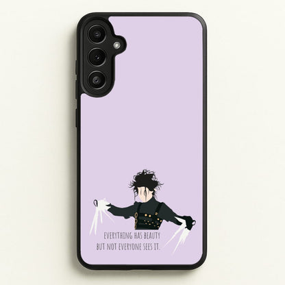 Everything Has Beauty - Scissorhands  - Edward Scissorhands Phone Case for Galaxy A34