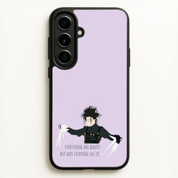 Everything Has Beauty - Scissorhands  - Edward Scissorhands Phone Case for Galaxy A56