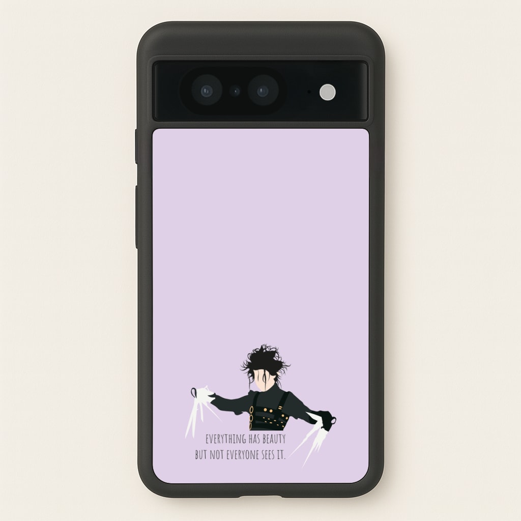 Everything Has Beauty - Scissorhands  - Edward Scissorhands Phone Case for Google Pixel 8