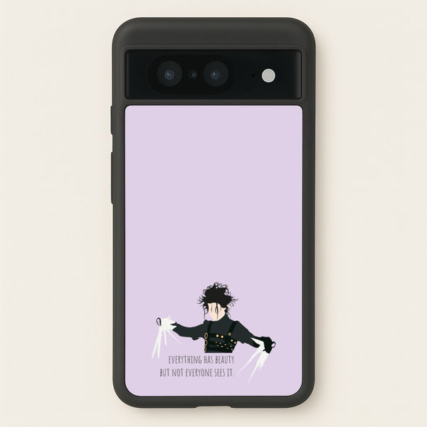 Everything Has Beauty - Scissorhands  - Edward Scissorhands Phone Case for Google Pixel 8